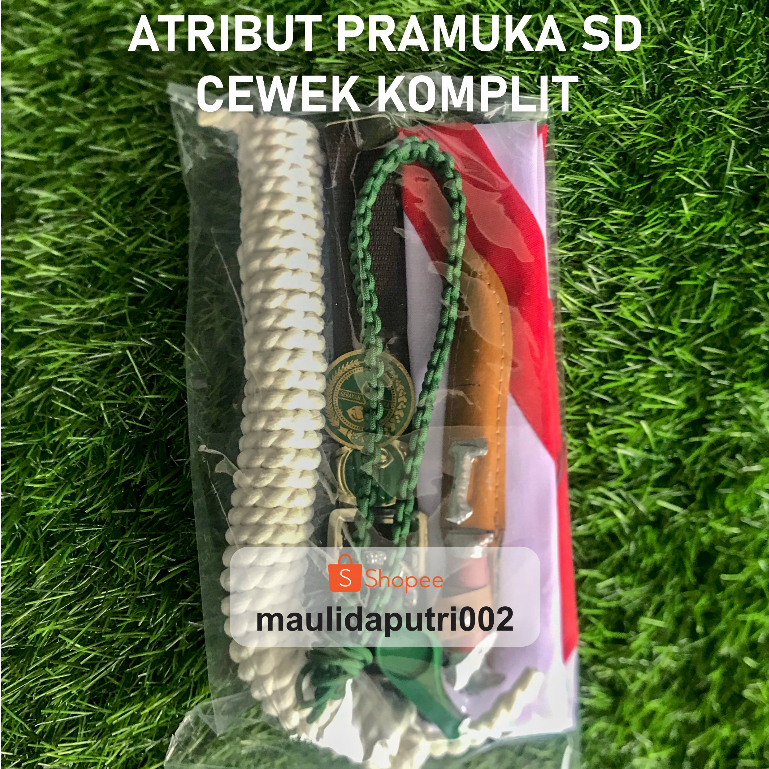 ATRIBUT PRAMUKA SD CEWEK/KOMPLIT (bisa satuan)