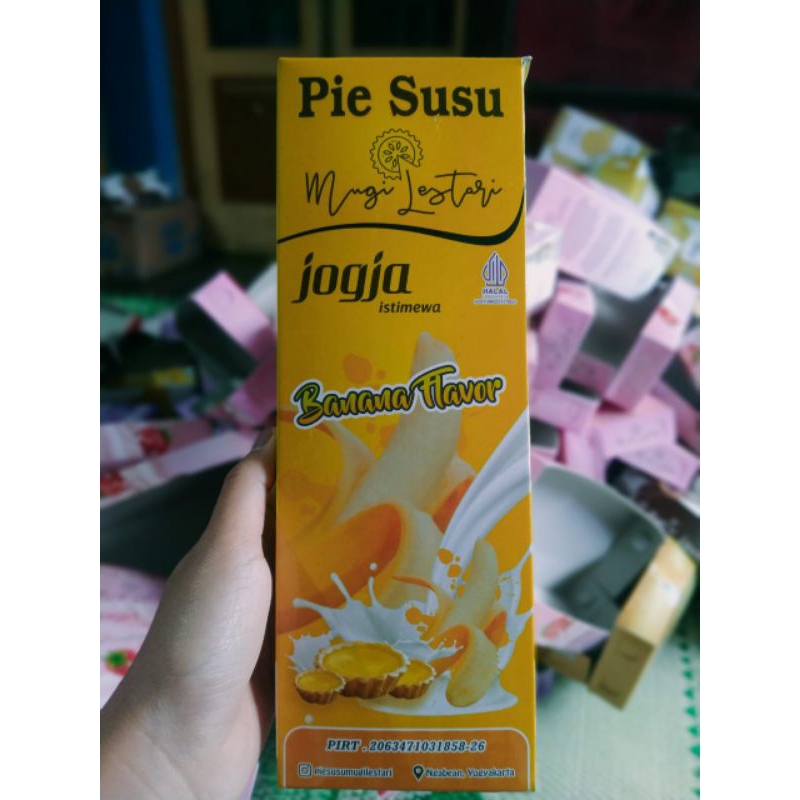 

Pie Susu Mugi Lestari Oleh Oleh Khas Jogjakarta " Banana Flavor