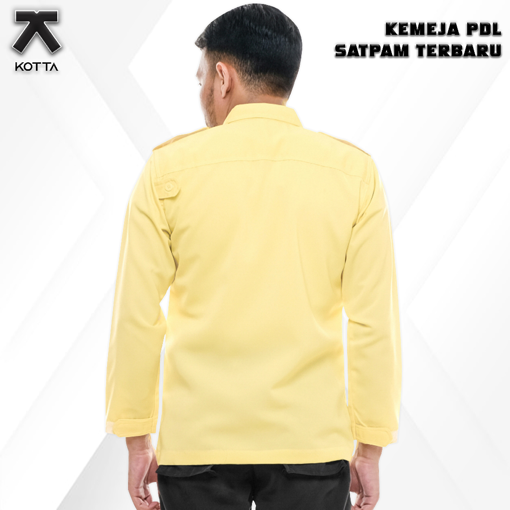 BAJU PDL SATPAM TERBARU KREM - KEMEJA PDL SATPAM KREM - KEMEJA PDL SATPAM 2022