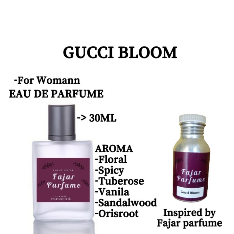 parfum gucci bloom - parfum wanita gucci bloom original wangi dan tahan lama eau de parfume