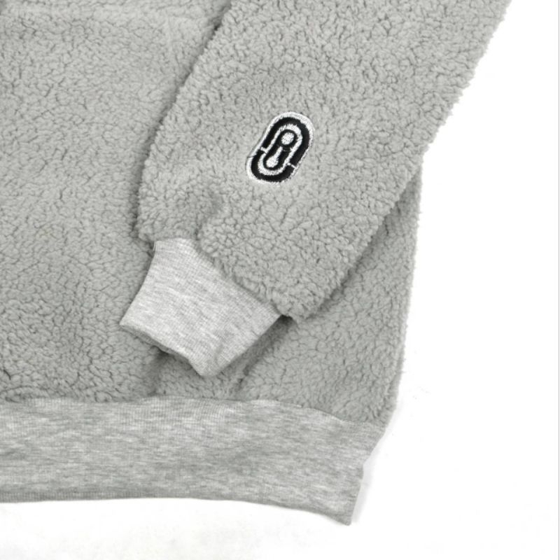 SWEATER HOODIE SHERPA BASTERCOLD BIG FONT LOGO