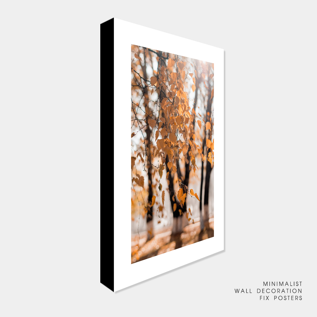 Hiasan dinding minimalis poster forest Wall decoration