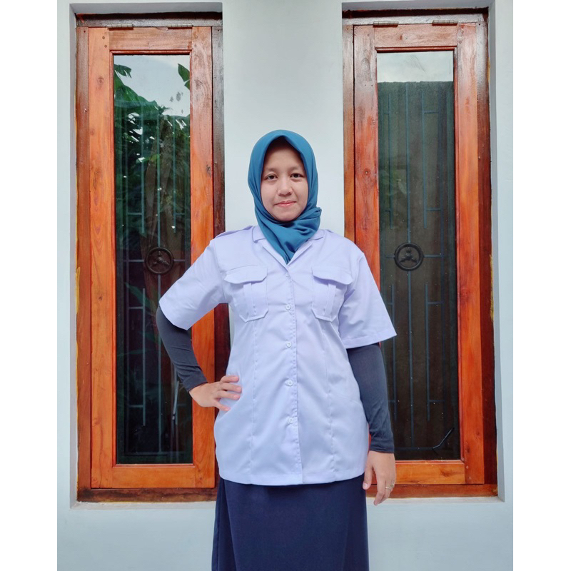 Kemeja putih dinas Wanita Baju Putih Pdh Pns Wanita Kemeja Atasan Putih Kerja Wanita Baju Dinas Puti