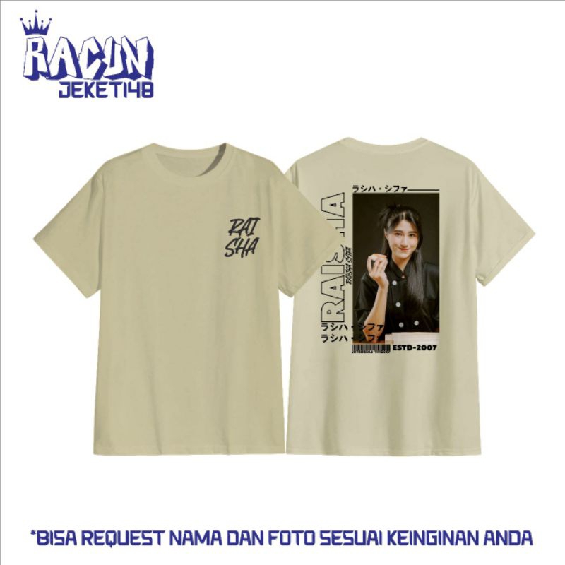 T-SHIRT RAISHA JKT48 | T-SHIRT KAOS JKT48