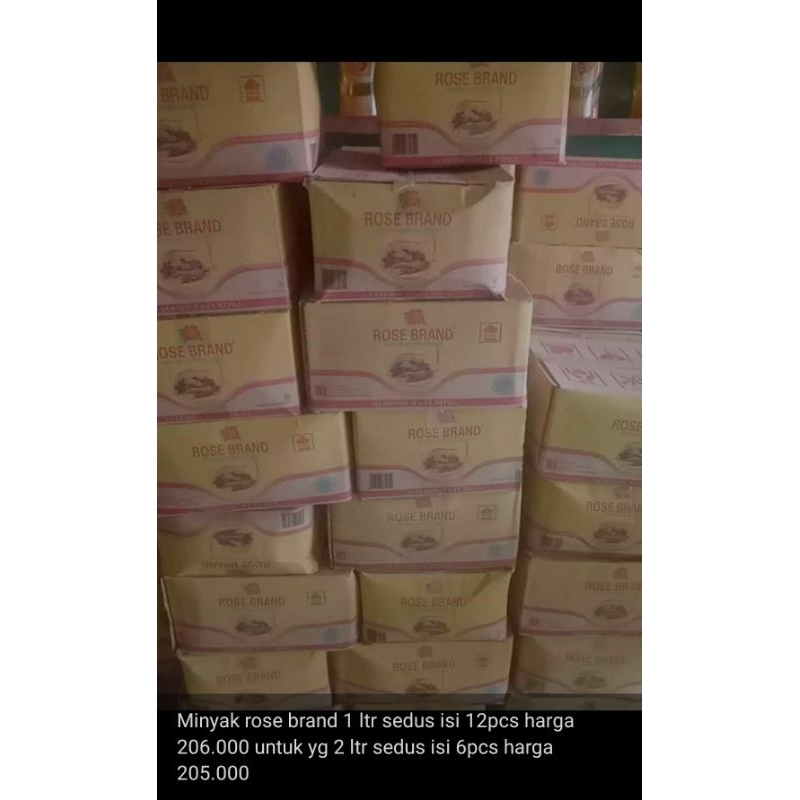 

minyak rosebrand 2 ltr