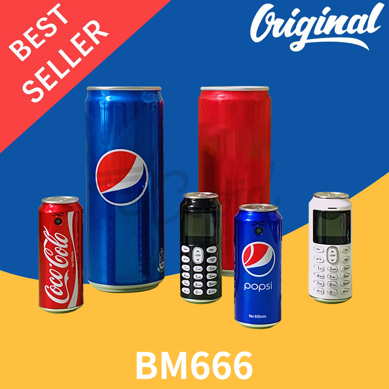 HP Mini Pepsi Handphone New  Mini DUAL SIM Bisa Bahasa Indonesia