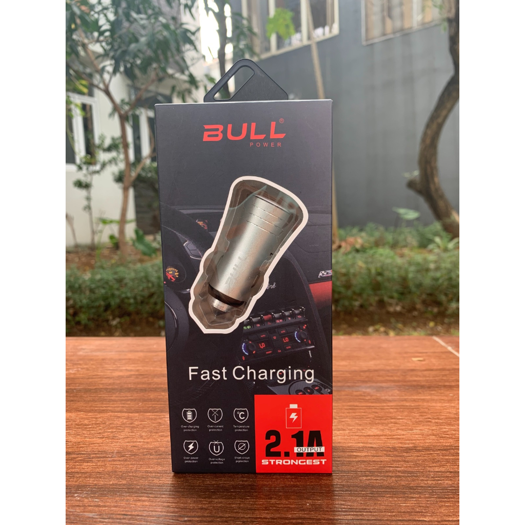 SAVER BULL BESI / CHARGER MOBIL / CAR CHARGER BRAND BULL FAST CHARGING