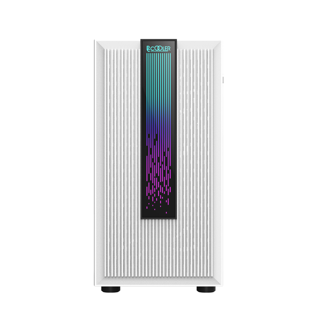 PCCOOLER PLATINUM LM200 White MESH RGB Casing PC COOLER