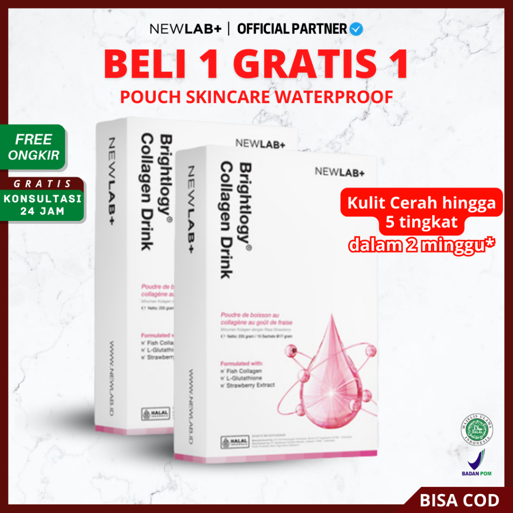 [ FREE GIFT ] Beaudelab Premium Collagen Drink, Minuman Kolagen Pemutih Badan Cepat , Colagen Beauty Drink Original BPOM