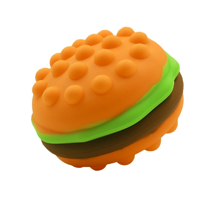 Pop It Ball Squishy Burger | Mainan Pencet dan Remas utk Anak