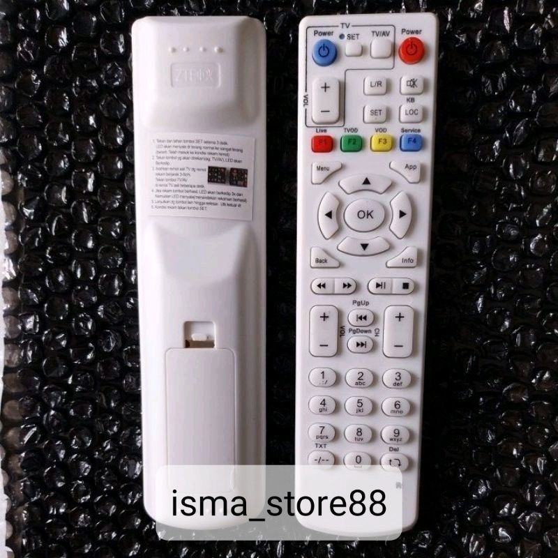 REMOT RECIEVER STB/ZTE USEE TV INDIHOME SPEEDY B860H