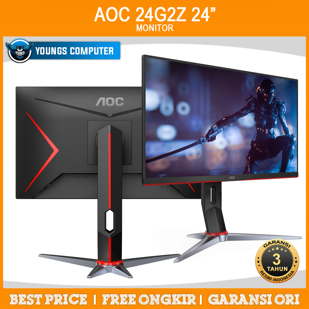 MONITOR LED AOC 24G2Z 24&quot; | IPS 1080p 240Hz 0,5ms HDMIx2 DP HDR
