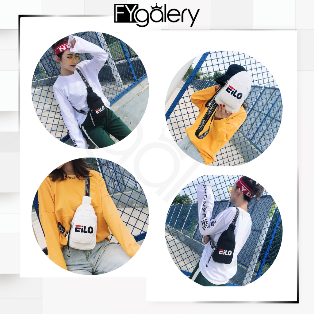 FYGALERY FYG1250 Tas Selempang Tas Fanny Pack Eilo Tas Fashion Sling Bag Murah