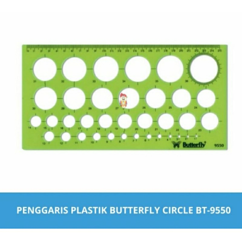 

Butterfly Penggaris Cetakan / BT-9550