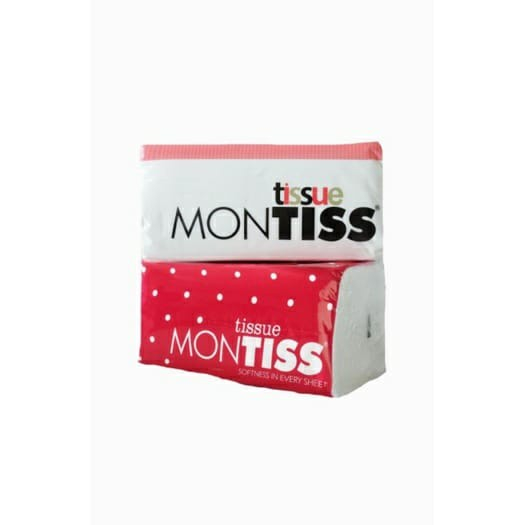 Tisu Wajah Montiss 250s 2ply / Facial Tissue Montis 250 Sheets 2 Ply Lembut Murah