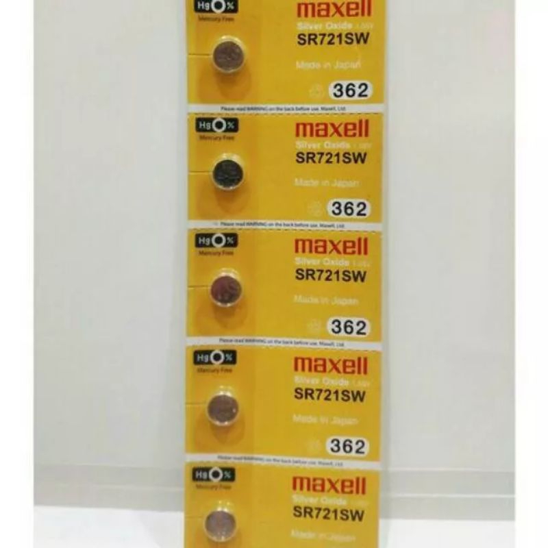 baterai jam tangan maxell sr 721 sw 362 berkualitas