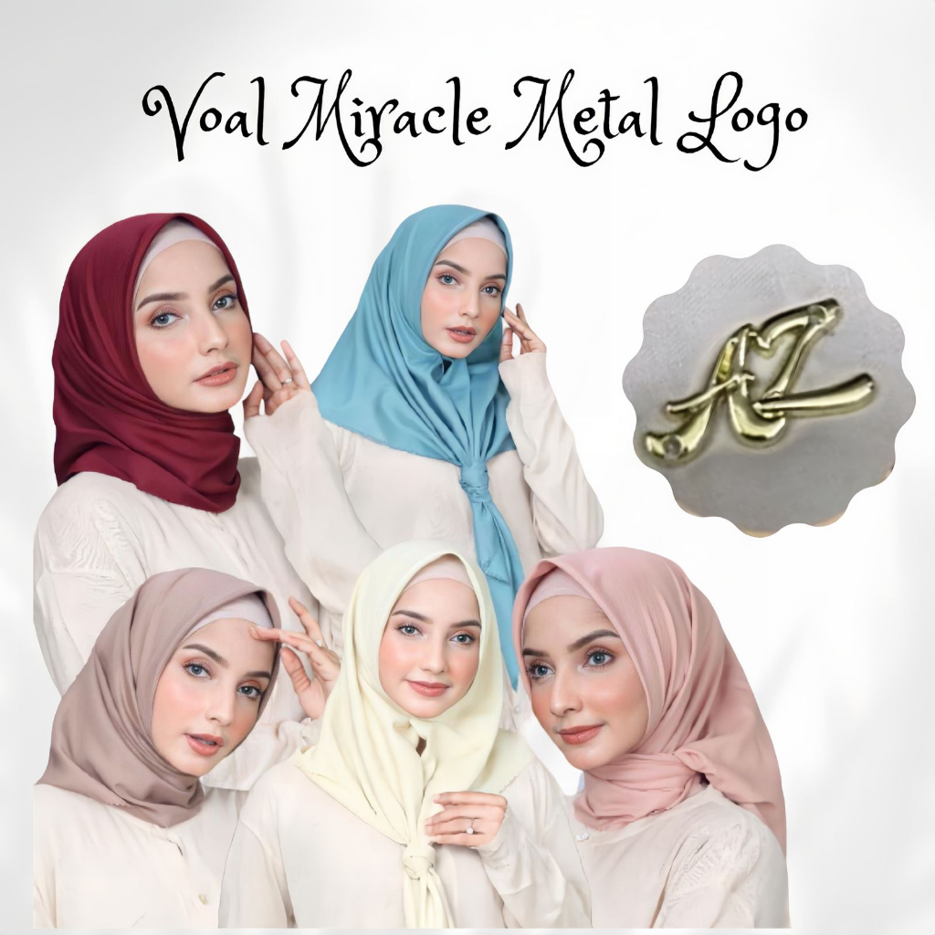 Jilbab Segi Empat Voal Miracle