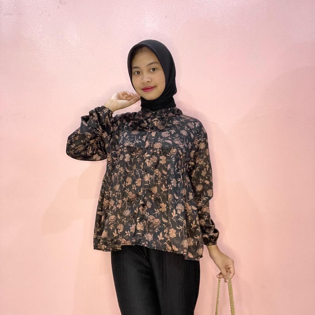 RD FASHION - SILK VERSA BLOUSE ATASAN WANITA