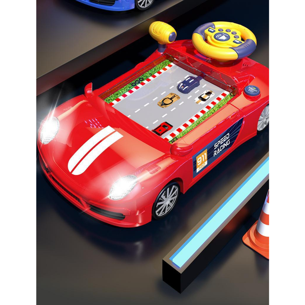 MAINAN ANAK lomba balap mobil belajar nyetir simulasi balapan mobil di layar RACING SPEED CAR ADVENTURE MACHINE kado anak car toys driving toys