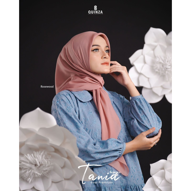 VOAL TANIA SCARF SQUARE TERMURAH BY QUINZA