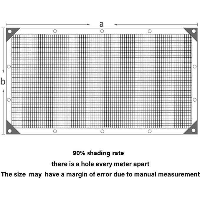 [COD] Jaring Paranet Pelindung Sinar Matahari SunShade Net Anti UV 85% Multi Ukuran Untuk Rumah Kaca/Taman/Outdoor Tabir Surya Penahan Panas Mobil Sun Shade Net L*W（2m×2m/2m×3m/2m×4m/2m×6m/3m×3m/3m×4m/3m×6m/4m×6m）