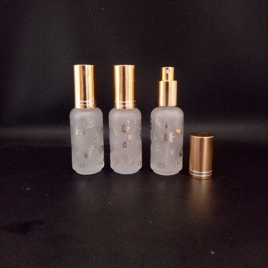 Botol Parfum Tola Poly Spray 10 ml gold per dus @500pc