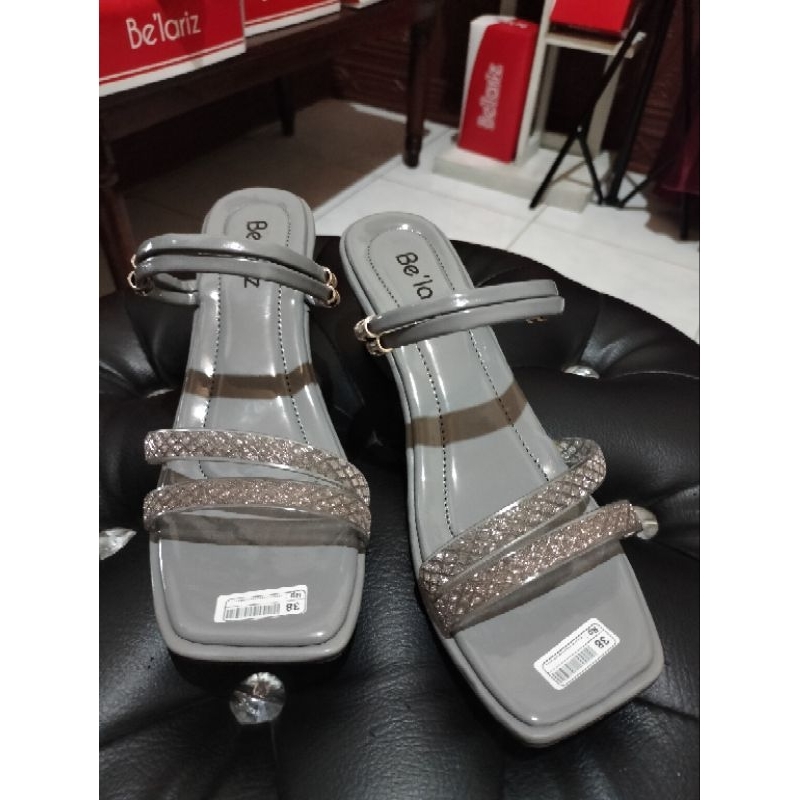 Sandal wanita Be'lariz kekinian terbaru 2023 | tinggi 3cm Korea style | Sandal wanita wadges hils