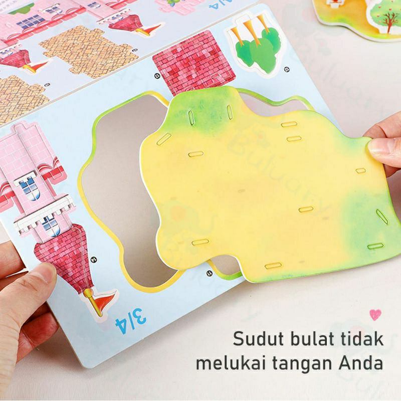 PUZZLE 3D MINIATUR DIY FOAM