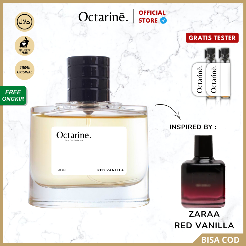 Octarine - Parfum Wanita Pria Tahan Lama Aroma Lembut Elegan Inspired By RED VANILLA | Parfume Perfume Farfum Minyak Wangi Cewek Cowok Murah Original