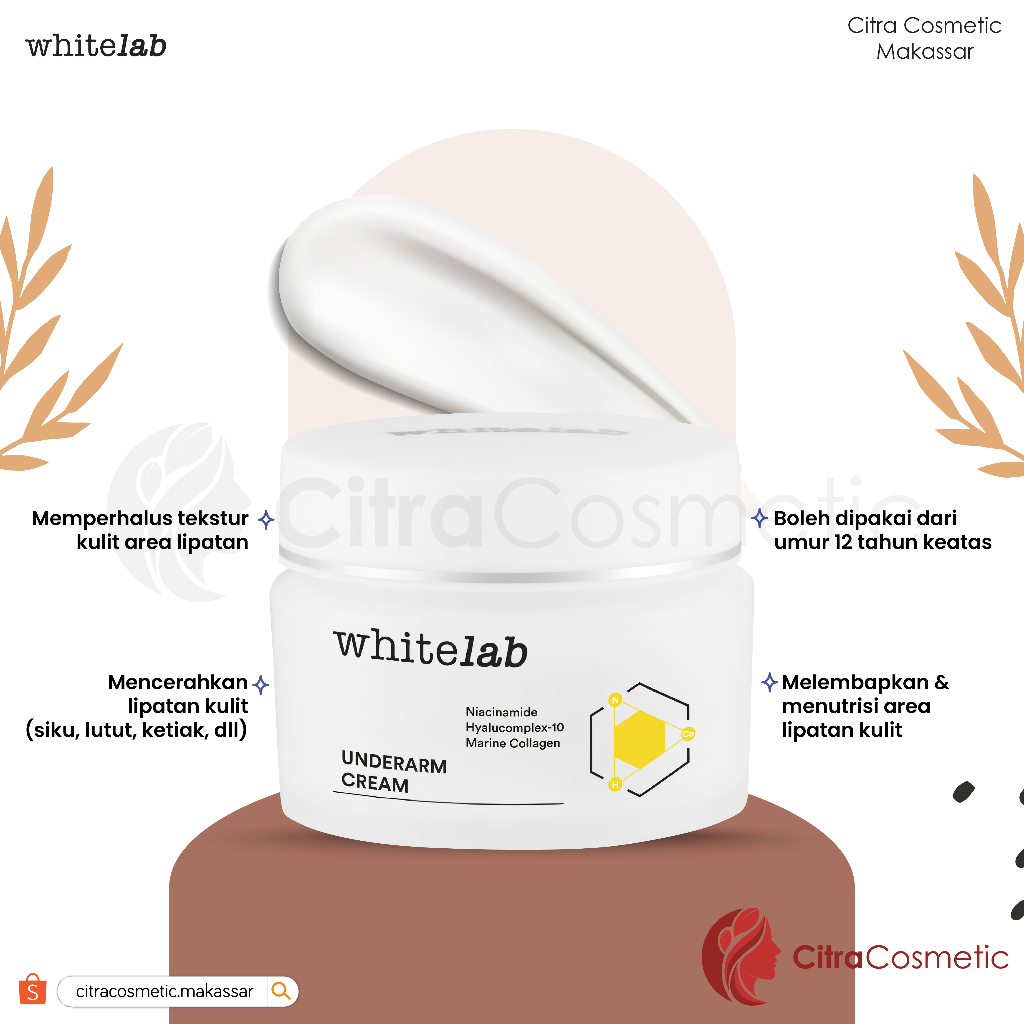 Whitelab Underarm Cream 20Gr