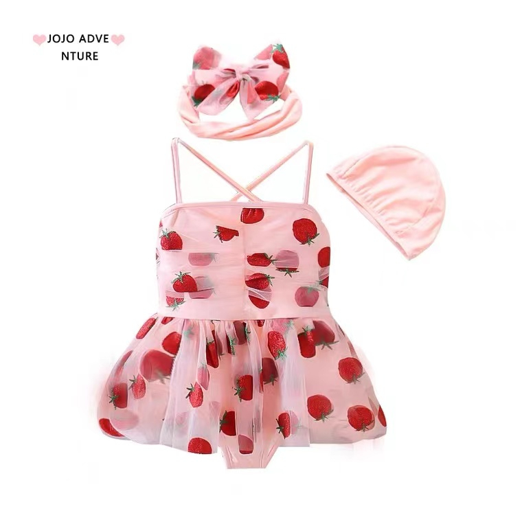 baju renang anak perempuan baju renang anak Flamingo baju renang anak lucu pola semangka baju renang