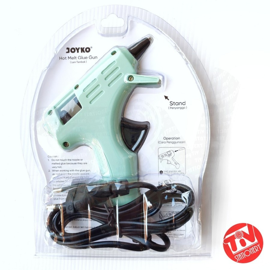 

Hot Melt Glue Gun / Lem Tembak Joyko 20W (kecil) Pastel dengan Saklar