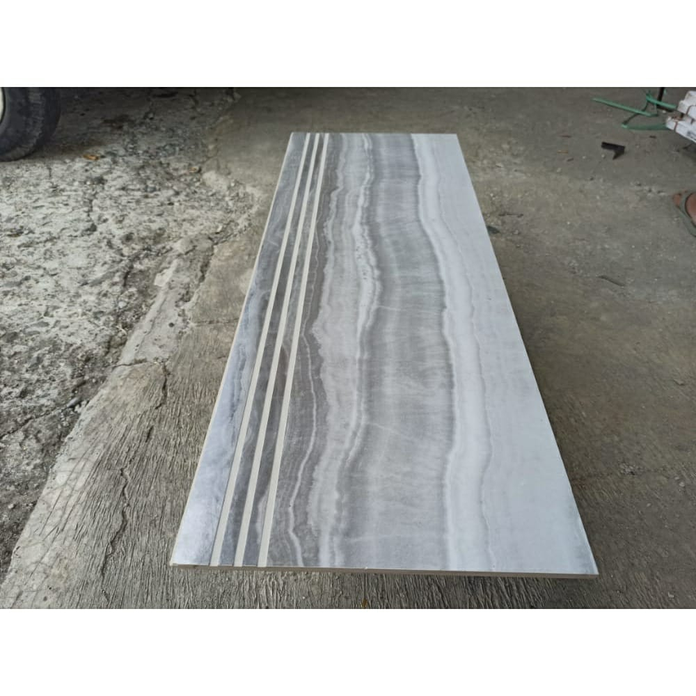 Stepnosing Granit Tangga motif MARMER ABU ABU ONYX GREY 30x60,20x60