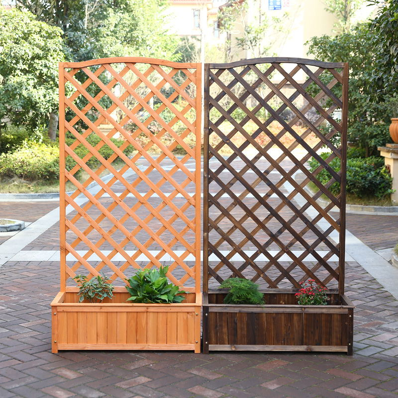 Rak bunga outdoor/ partisi rak tanaman