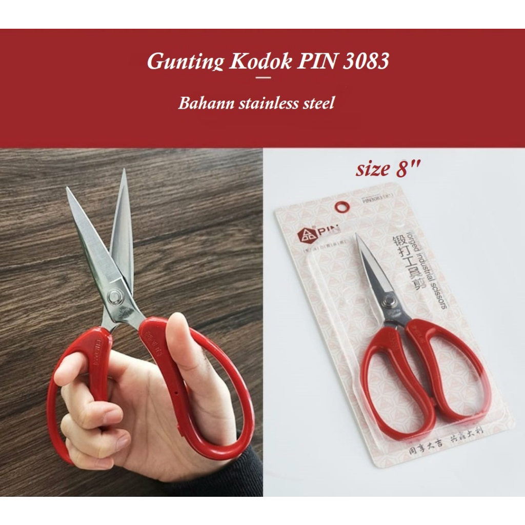 Gunting kodok Multifungsi . MERK: PIN. Uk 8&quot;(3083)