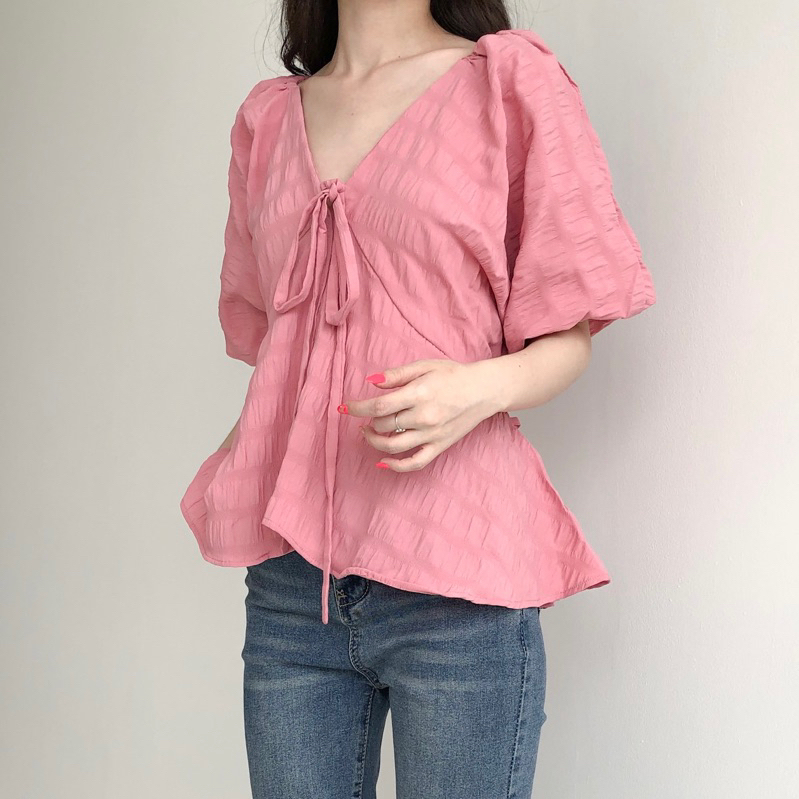 Alternate - Daisy Top (Crinkle Blouse Top Atasan)