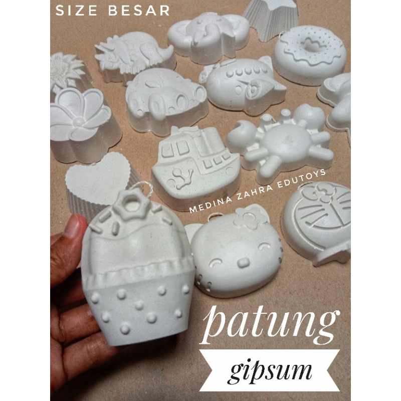 Patung Gipsum Besar Patung gypsum karakter patung gipsum berat souvenir ultah anak painting gypsum m