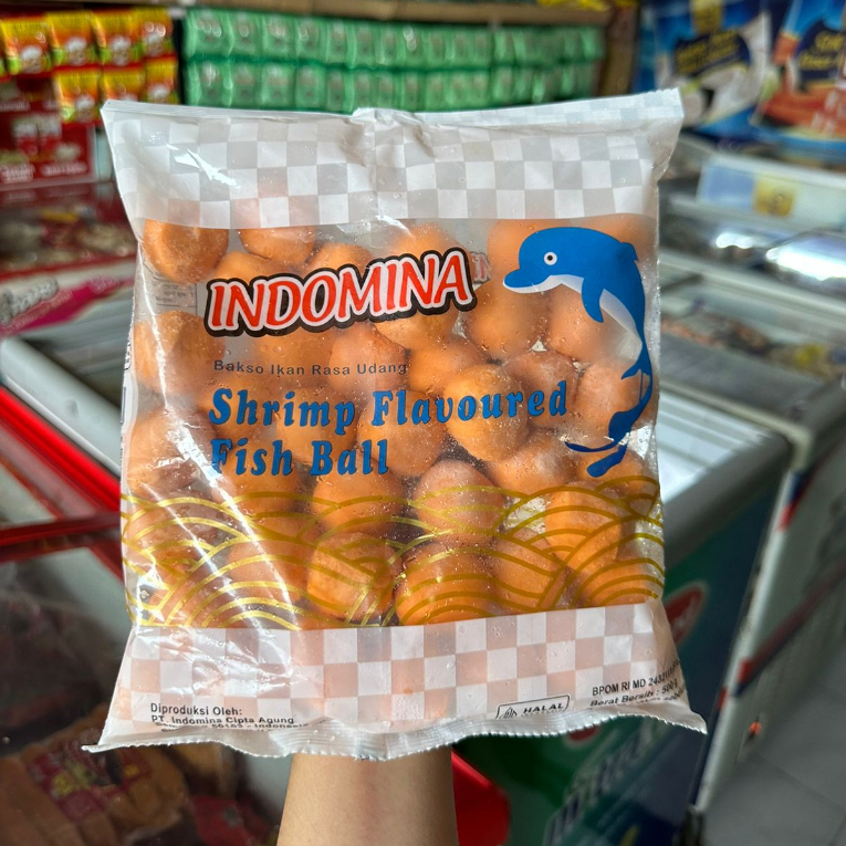 

INDOMINA BOLA LOBSTER/ SALMON/UDANG 500gr