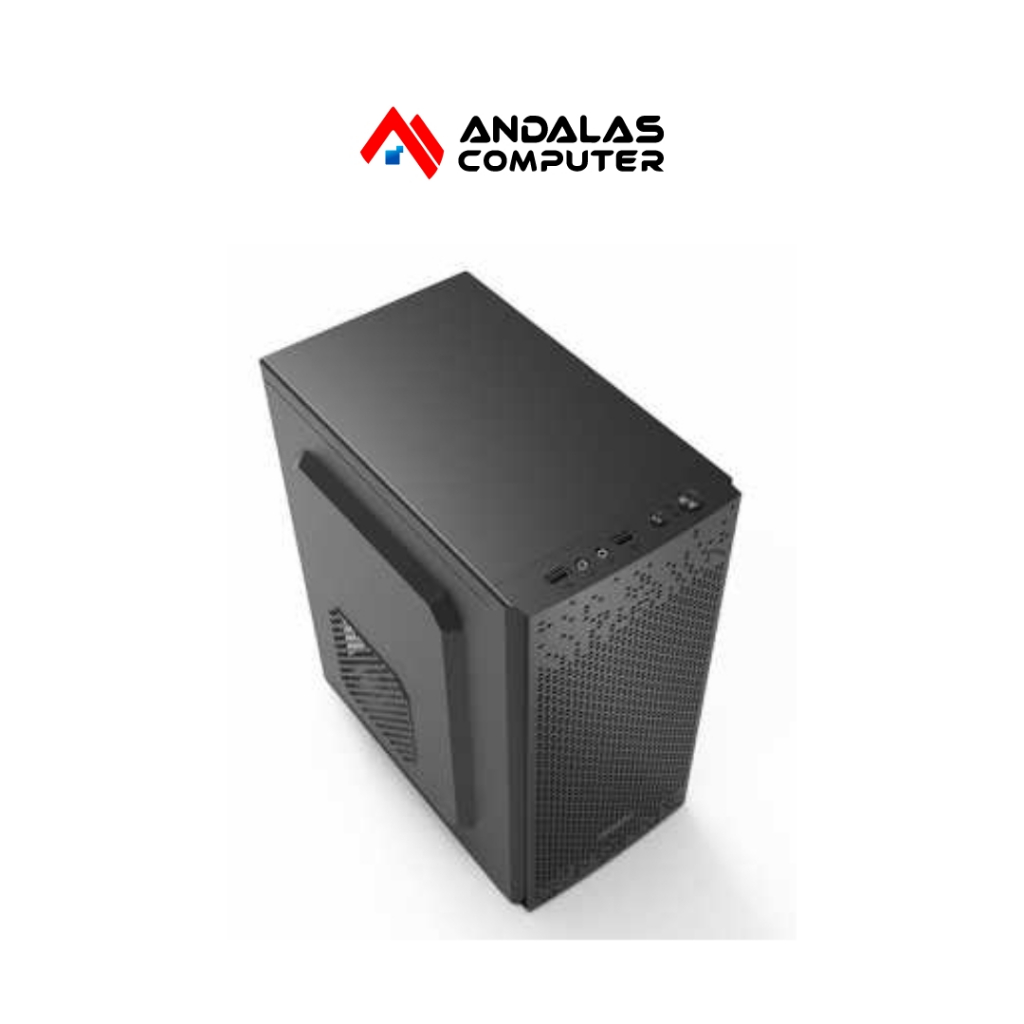 Casing Office PC Aula Valcas mATX Include PSU 500W + Fan 80cm