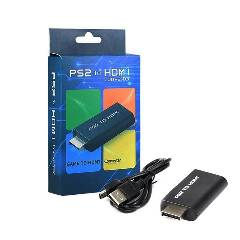 PS2 to HDMI Audio Video AV Adapter Converter 3.5mm Audio Output