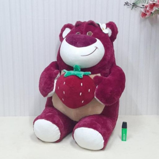 Boneka Lotso Strawberry Size 19&quot;/55cm/boneka toys Story/boneka karakter/boneka beruang lotso/