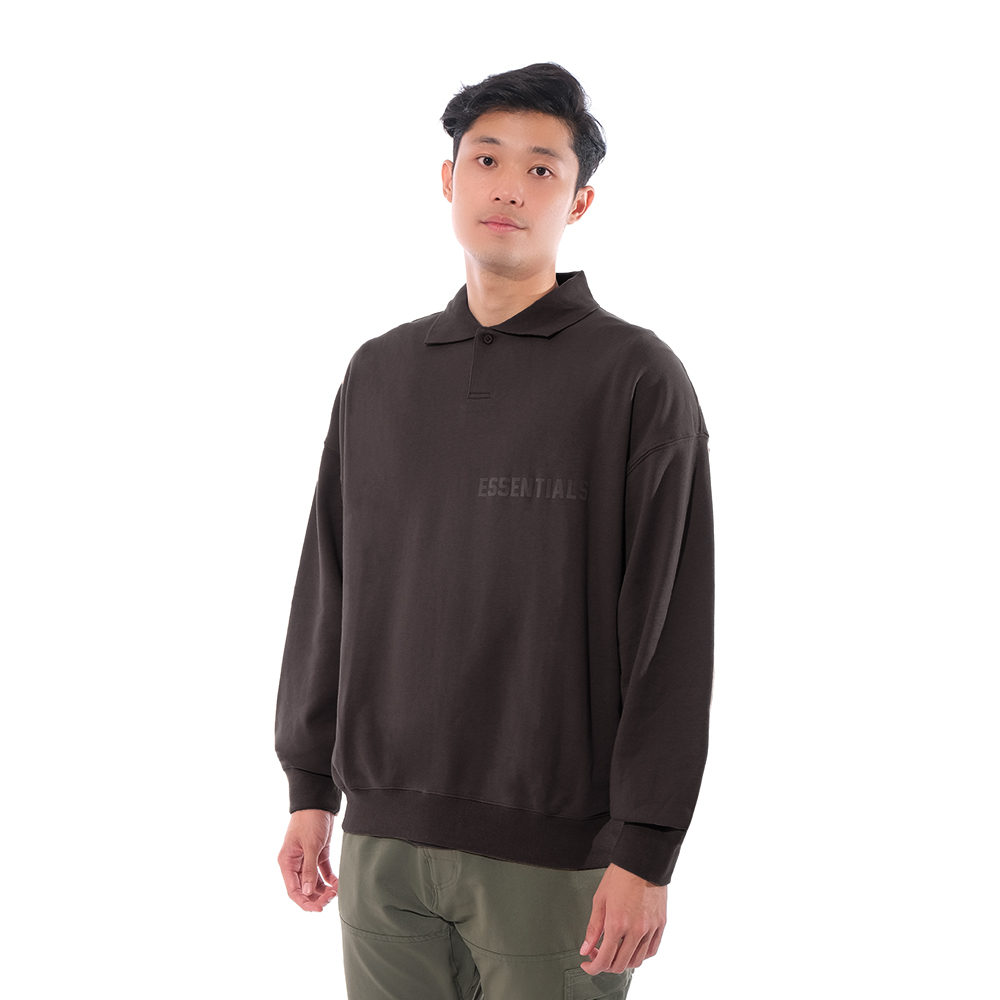 FOG Essentials Long Sleeve Polo Sweatshirt