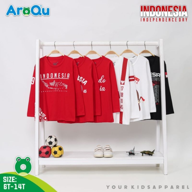 Kaos Anak Lengan Panjang 6-14