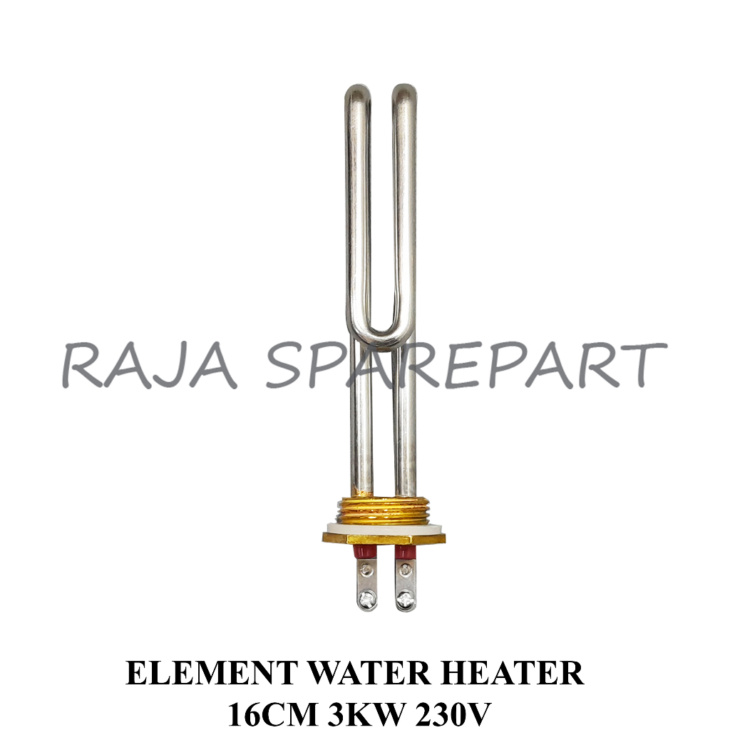 Elemen Water Heater U Panjang 16cm 230V 3000W