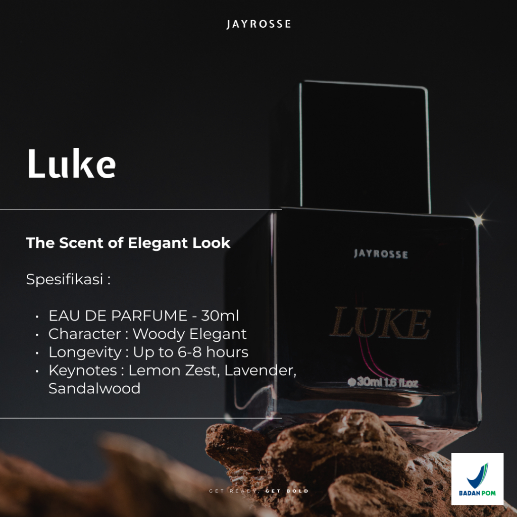 Jayrosse Perfume - LUKE 30ml | Parfum Pria