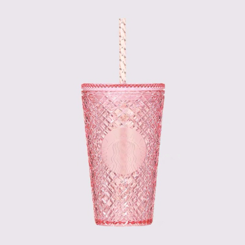 [WAJIB BACA DESKRIPSI ] Starbucks Japan Spring 2023 Cherry Blossom Collection SS Cold Cup Grid Pink 