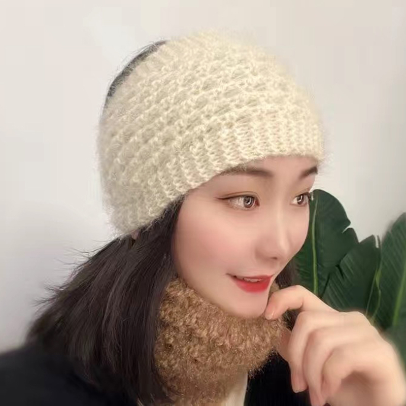 Bandana Korea Dewasa Fashion Warna Solid Hairband Import Sederhana Soft ​kapas Aksesoris  Premium  Wanita rajut Korean Style