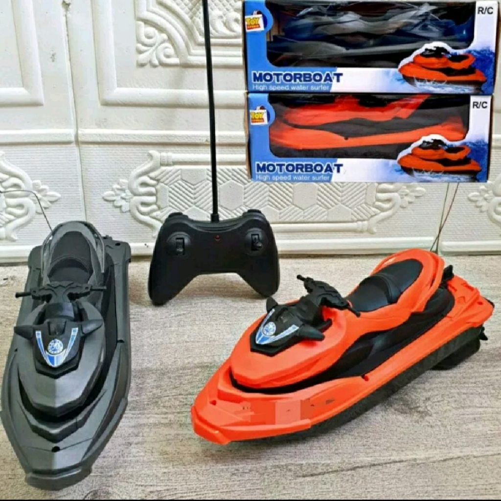 Mainan JETSKI RC SPEED BOAT 0036 5 | Mainan Motorboat Remote Control Jalan Di Air | Mainan Perahu JE