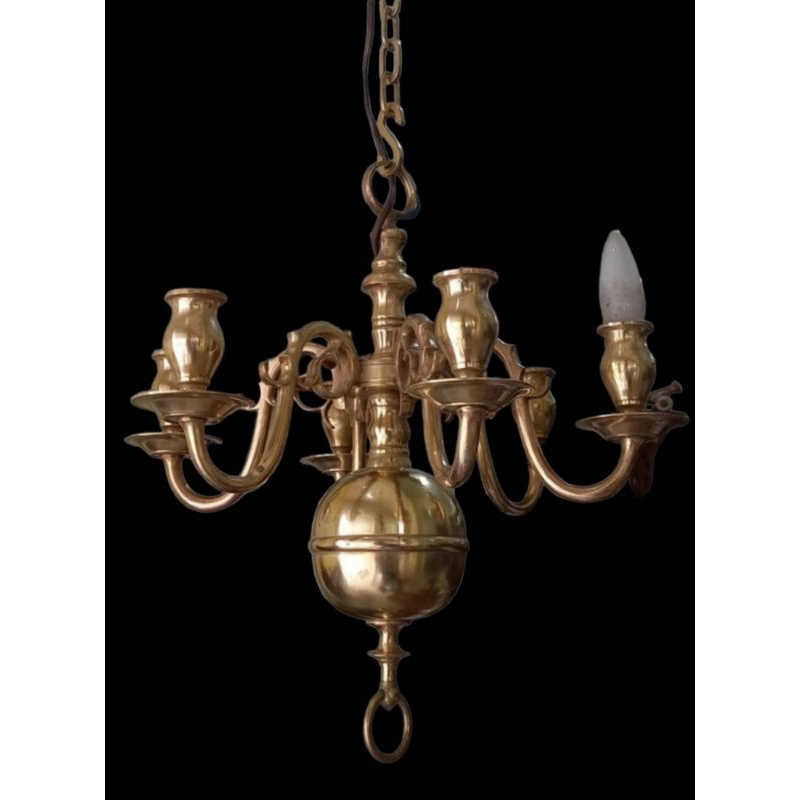 lampu gantung isian 6 lampu cantik