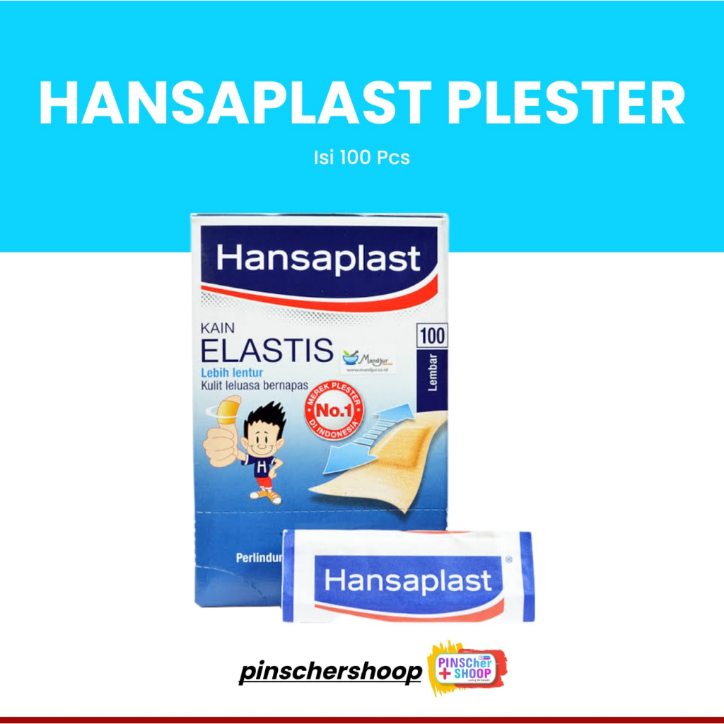 Hansaplast Plester Luka Standart (Per 10 Lembar)